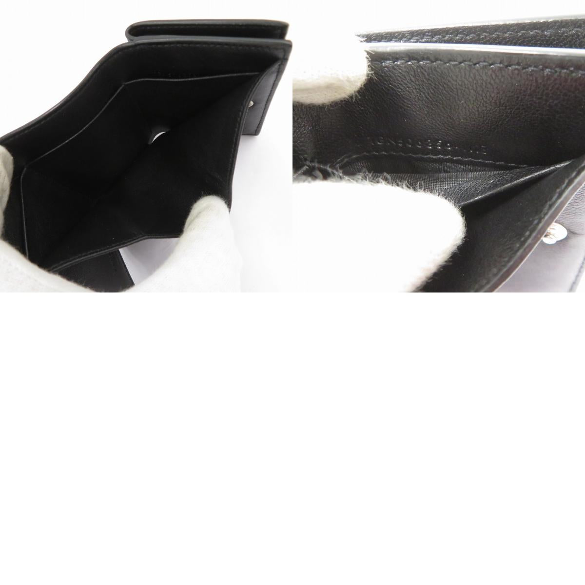SAINT LAURENT | サンローラン ペイズリー スタッズ 三つ折り財布 506856・1118 ブラック【瀬戸大橋店】