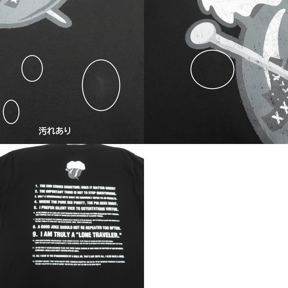 GOD SELECTION XXX | ゴッドセレクショントリプルエックス ×NUMBER (N)INE T-Shirt 半袖Tシャツ ブラック サイズ:XXL【瀬戸大橋店】
