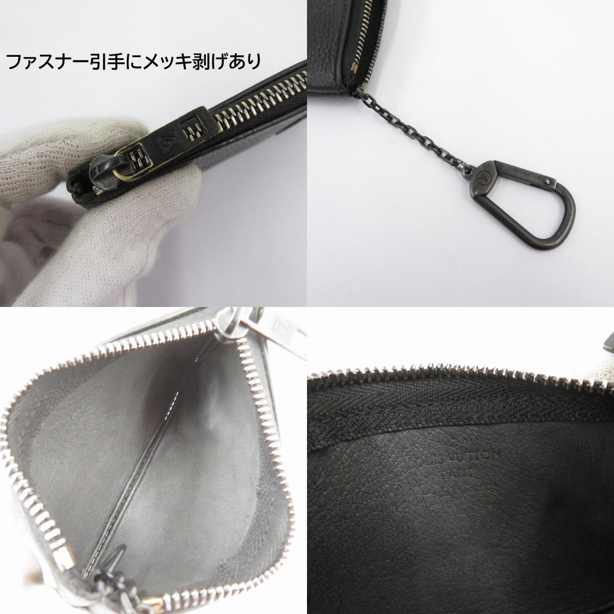 LOUIS VUITTON | ルイ・ヴィトン ポシェット・クレ コインケース M81031 ブラック【瀬戸大橋店】