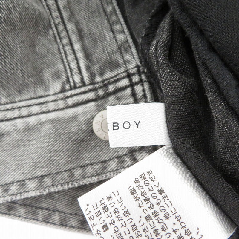 PAGEBOY | ページボーイ マルデニムGジャン ジャケット デニム PB670007BS ブラック サイズ:FreeSize【瀬戸大橋店】