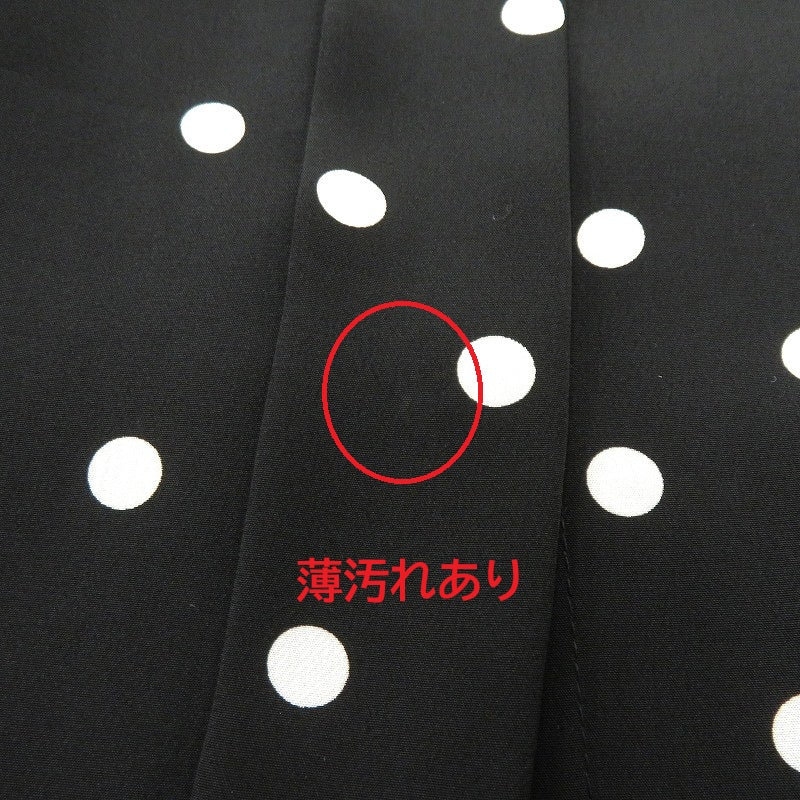 IENA | イエナ ドットシャツミニワンピース ワンピース 21-040-900-4011-3-0 ブラック サイズ:36【瀬戸大橋店】