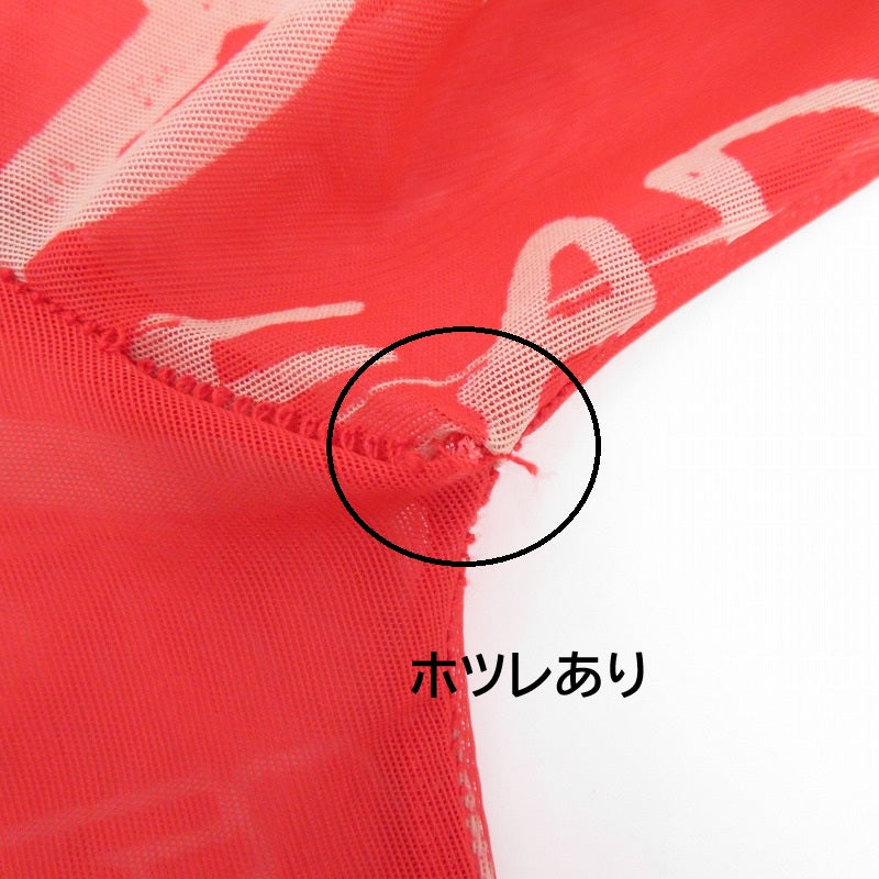MAISON SPECIAL | メゾンスペシャル Hand Painting Sheer Tops シアー その他トップス 21251415207 レッド サイズ:FreeSize【瀬戸大橋店】