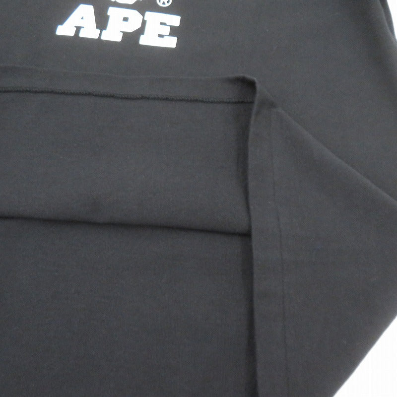 A BATHING APE | アベイシングエイプ Crystal Stone Eye College Tee 半袖Tシャツ 001TEM301350M/0ZXTEM350101Q ブラック サイズ:M【瀬戸大橋店】