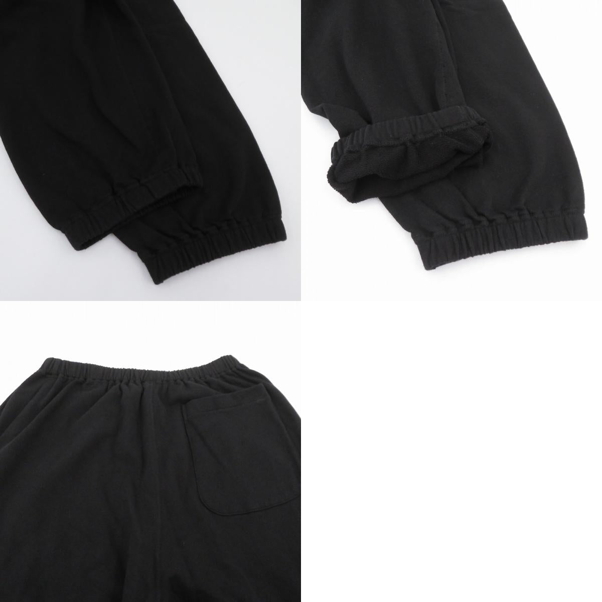 COMOLI | コモリ LWコットン裏毛 パンツ スウェットパンツ パンツ D01-05018 ブラック サイズ:1【瀬戸大橋店】