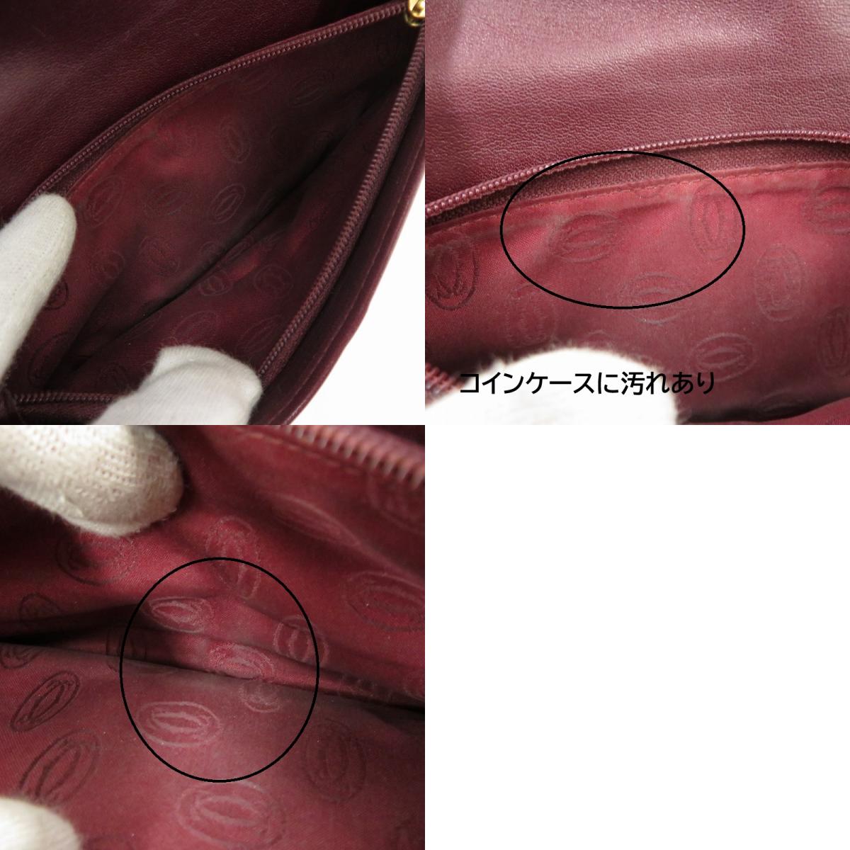 CARTIER | カルティエ マスト 長財布 ボルドー/バーガンディ【瀬戸大橋店】