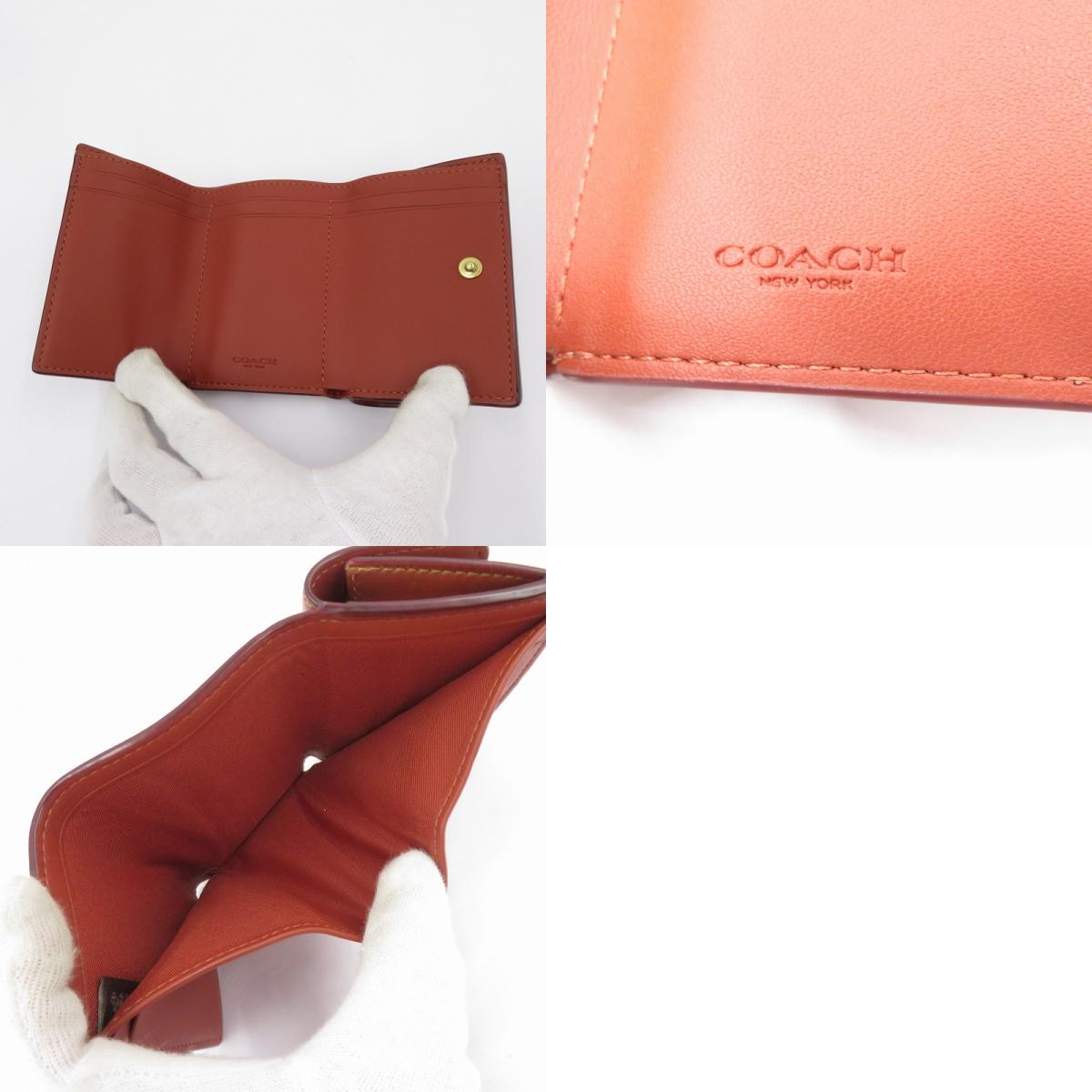 COACH | コーチ ミニ トライフォールド ウォレット 三つ折り財布 D2380-CM438 ブラウン【瀬戸大橋店】