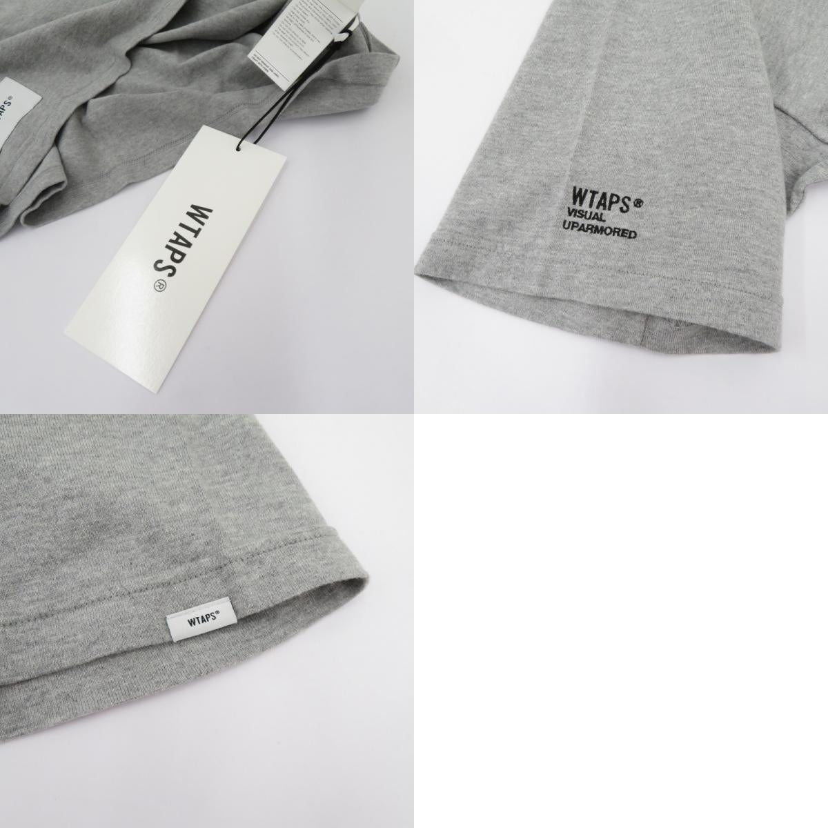 W)TAPS | ダブルタップス 半袖Tシャツ 261ATDT-CSM21 グレー サイズ:2【瀬戸大橋店】