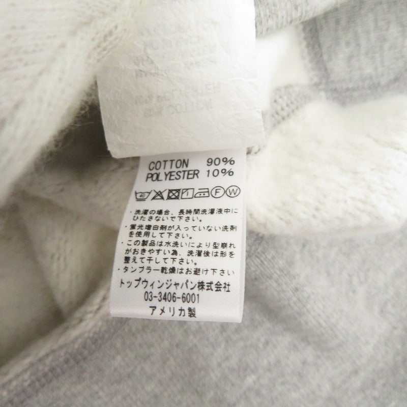velasheen スウェット グレー サイズ:S【瀬戸大橋店】
