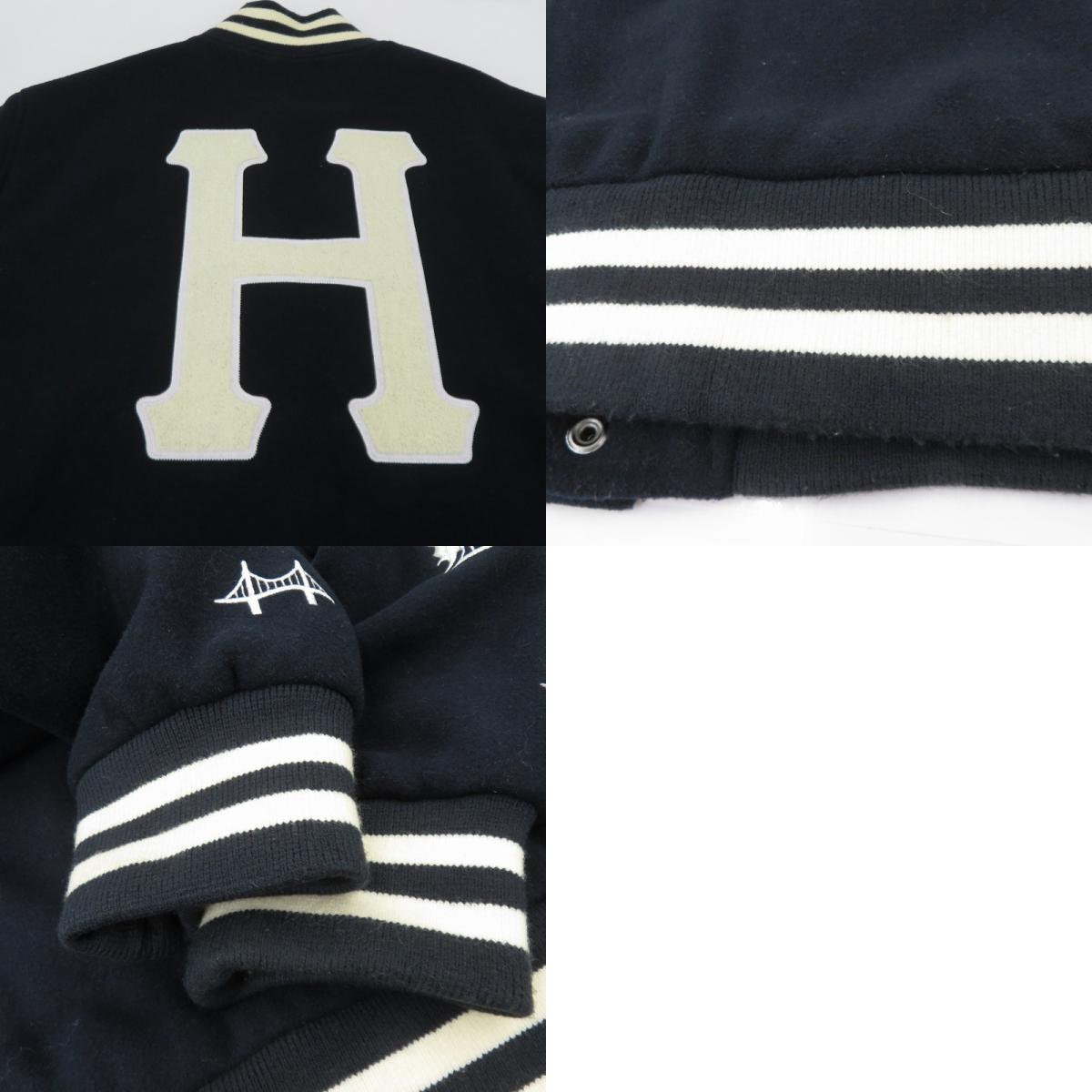 HUF | ハフ 20 YEAR CLASSIC H VARSITY JACKET スタジャン JK00368 ネイビー サイズ:XXL【瀬戸大橋店】