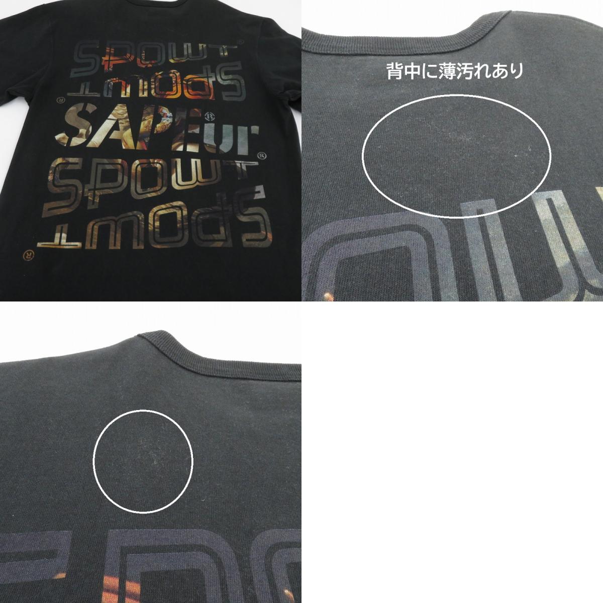 SAPEur | サプール 半袖Tシャツ ブラック サイズ:L【瀬戸大橋店】