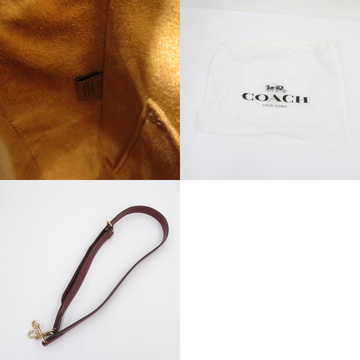 COACH | コーチ ロニー クロスボディ シグネチャージャガード ショルダーバッグ F2291-C8307 ボルドー