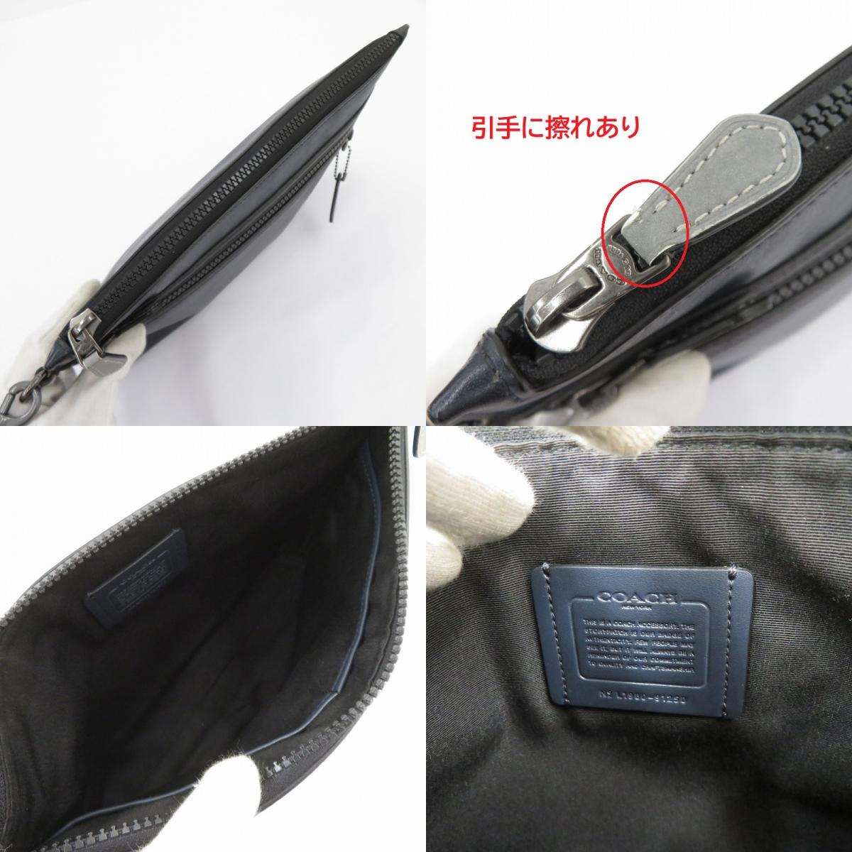 COACH | コーチ スポーティ キャリーオール ポーチ クラッチバッグ L1980-91250 ネイビー