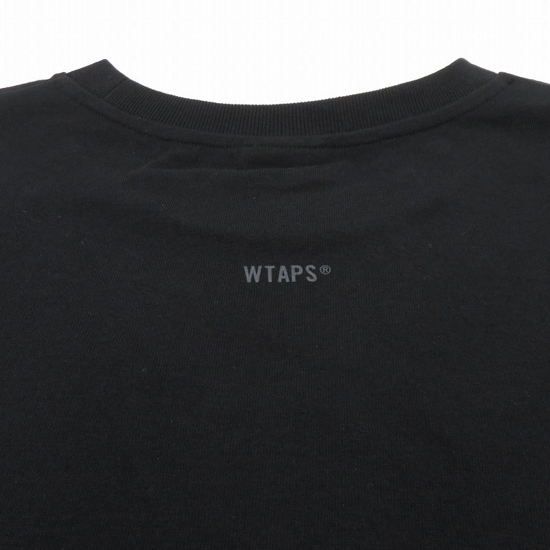 W)TAPS | ダブルタップス BRACKETS / SS / COTTON 26ss 半袖Tシャツ 261ATDT-STM09S ブラック サイズ:3【瀬戸大橋店】