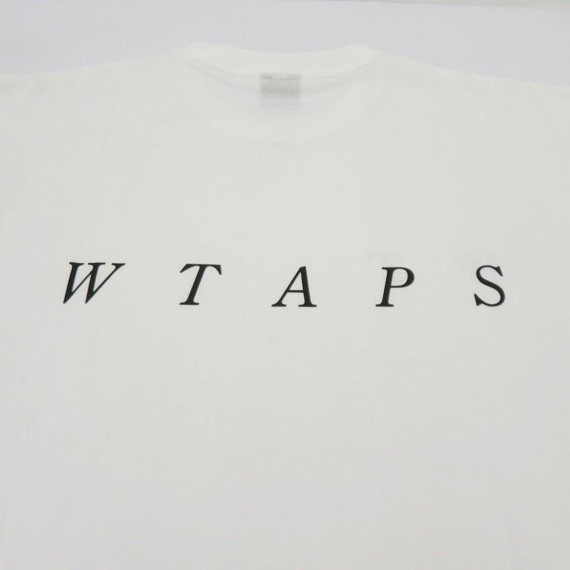W)TAPS | ダブルタップス SYSTEM/SS/COTTON 半袖Tシャツ 261ATDT-STM02S ホワイト サイズ:3【瀬戸大橋店】
