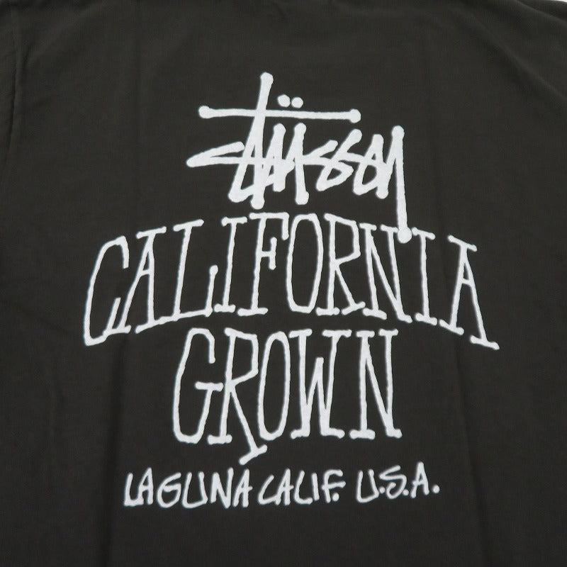 STUSSY | ステューシー CALI GROWN TEE PIGMENT DYED 半袖Tシャツ 1905162 ブラック サイズ:L【瀬戸大橋店】