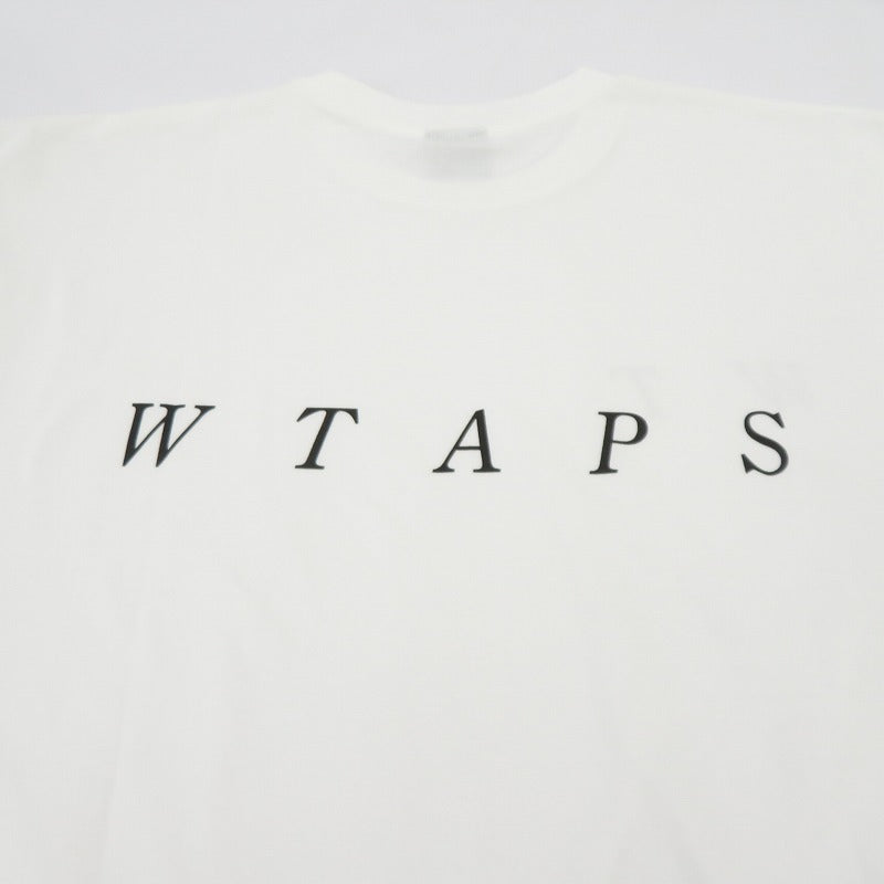 W)TAPS | ダブルタップス SYSTEM/SS/COTTON 半袖Tシャツ 261ATDT-STM02S ホワイト サイズ:2【瀬戸大橋店】