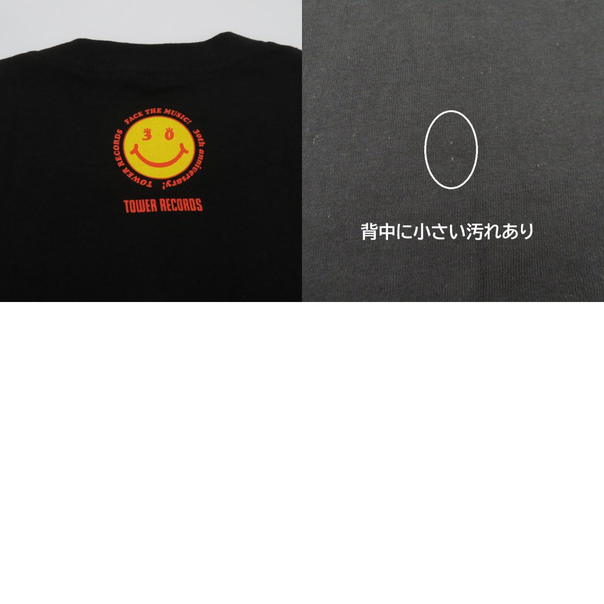STUSSY | ステューシー TOWER RECORDS 30周年 半袖Tシャツ ブラック サイズ:S【瀬戸大橋店】