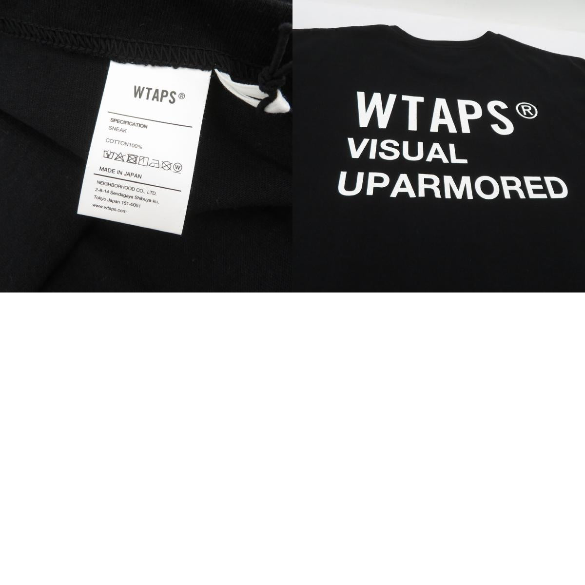 W)TAPS | ダブルタップス 半袖Tシャツ 241ATDT-STM03S ブラック サイズ:2【瀬戸大橋店】