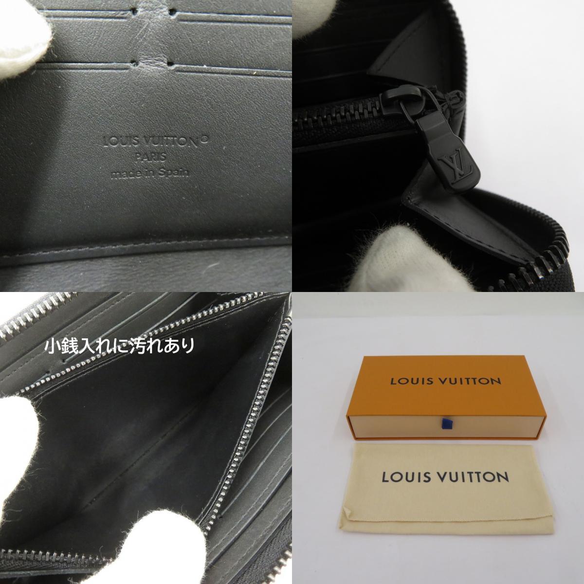 LOUIS VUITTON | ルイ・ヴィトン モノグラム シャドウ ジッピーウォレット・ホリゾンタル 長財布 M80333 ブラック【瀬戸大橋店】
