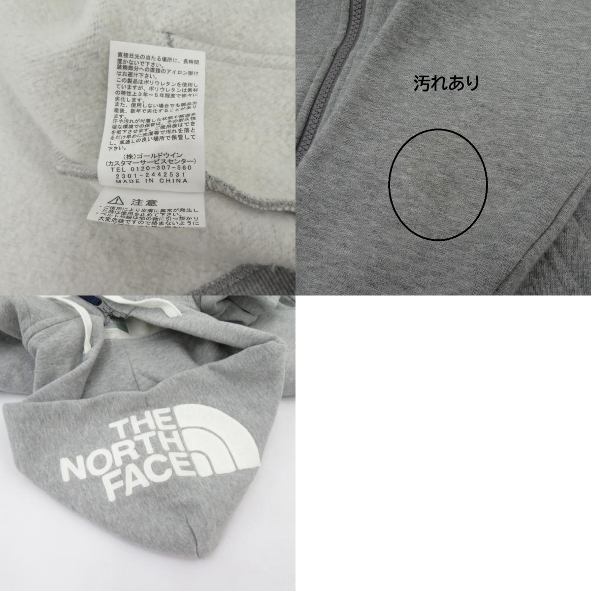 THE NORTH FACE | ザ・ノースフェイス Rearview Full Zip Hoodie パーカー NTW12340 グレー サイズ:L【瀬戸大橋店】