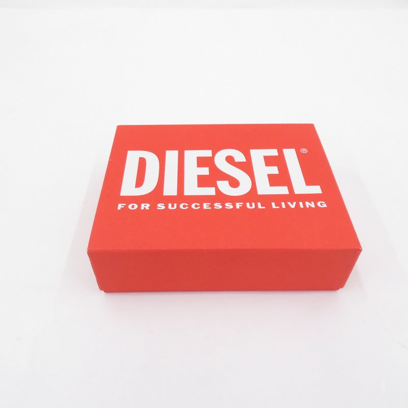 DIESEL | ディーゼル HISSU EVO トップジップフラグメントケース カードケース X10299 ブラック【瀬戸大橋店】