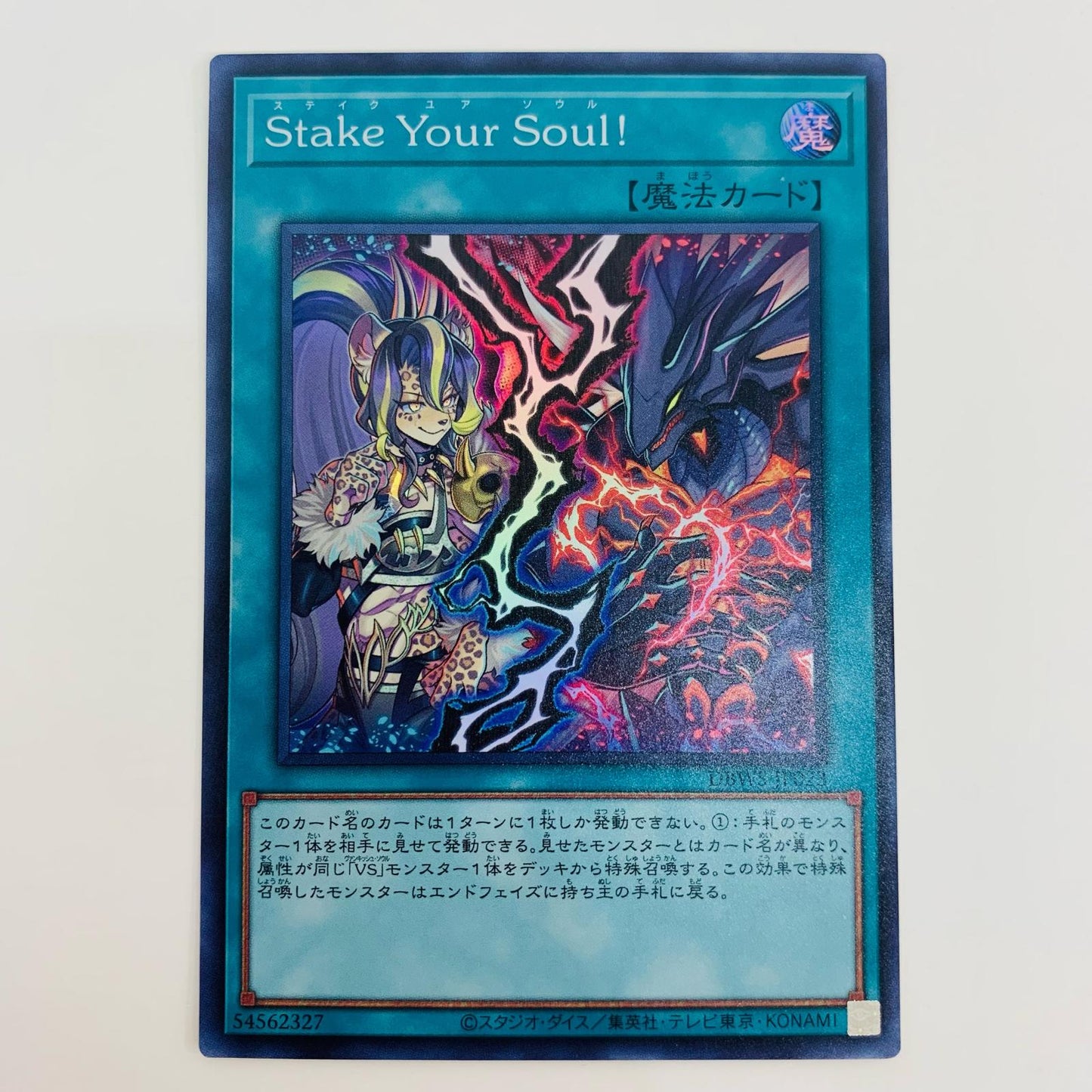 【中古】 Stake Your Soul! SR DBWS-JP023 遊戯王OCG デュエルモンスターズ トレーディングカード ワイルド・サバイバーズ DBWS-JP023【飾磨店】