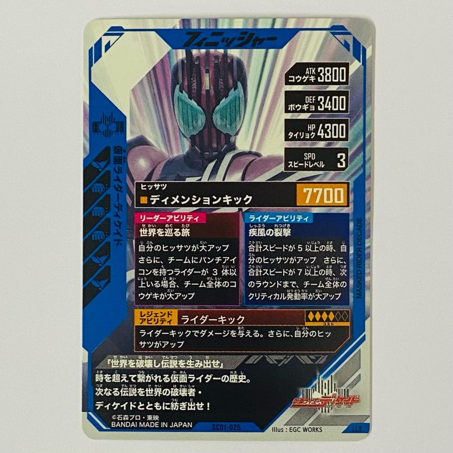 ガンバレジェンズ SC01-025 LLR 仮面ライダーディケイド LLR SC01-025 シンクロ神話1章【飾磨店】【代金引換不可・日時指定不可】【ポスト投函】