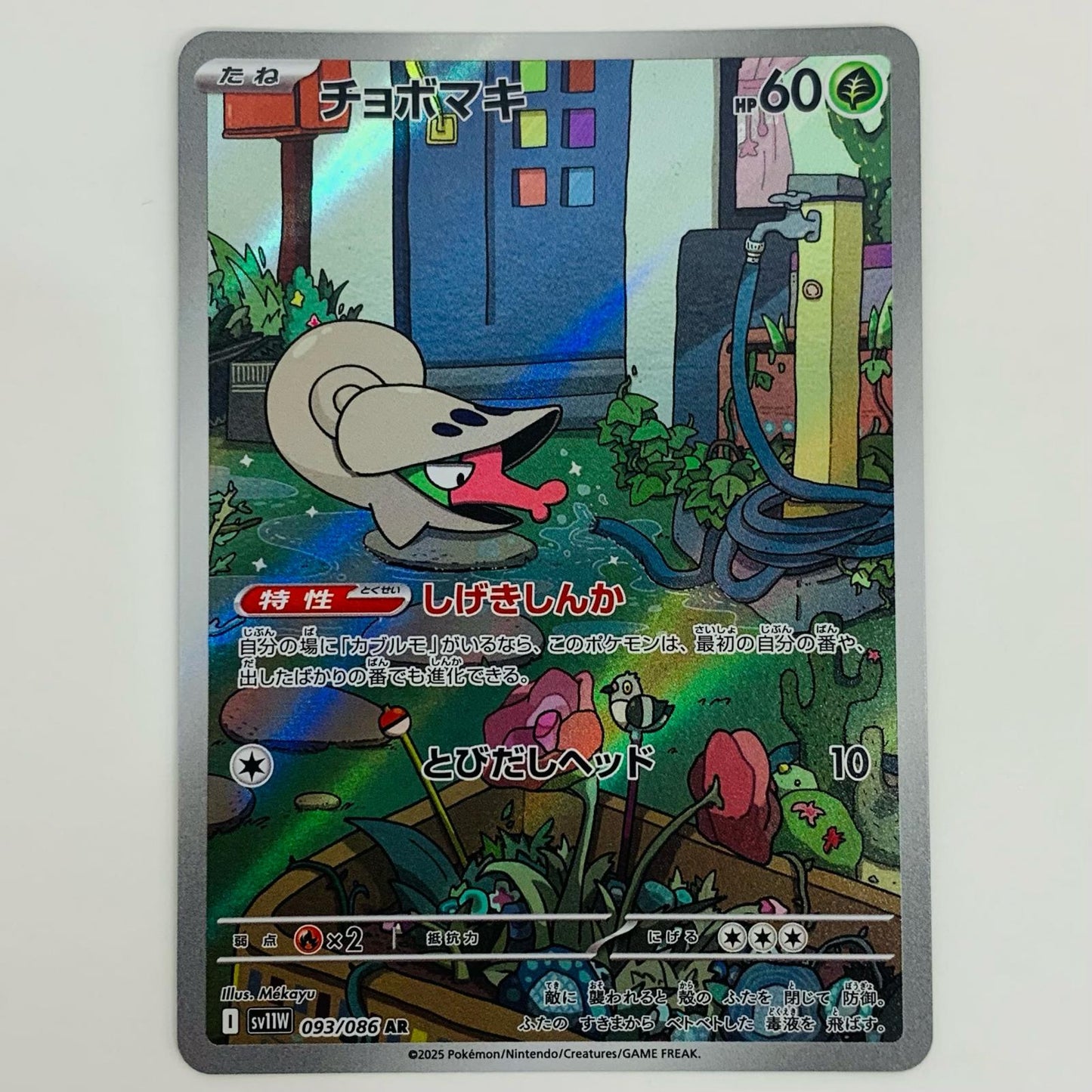 【中古】 チョボマキ AR SV11W-093 ポケモンカードゲーム トレーディングカード チョボマキ ホワイトフレア SV11W-093【飾磨店】