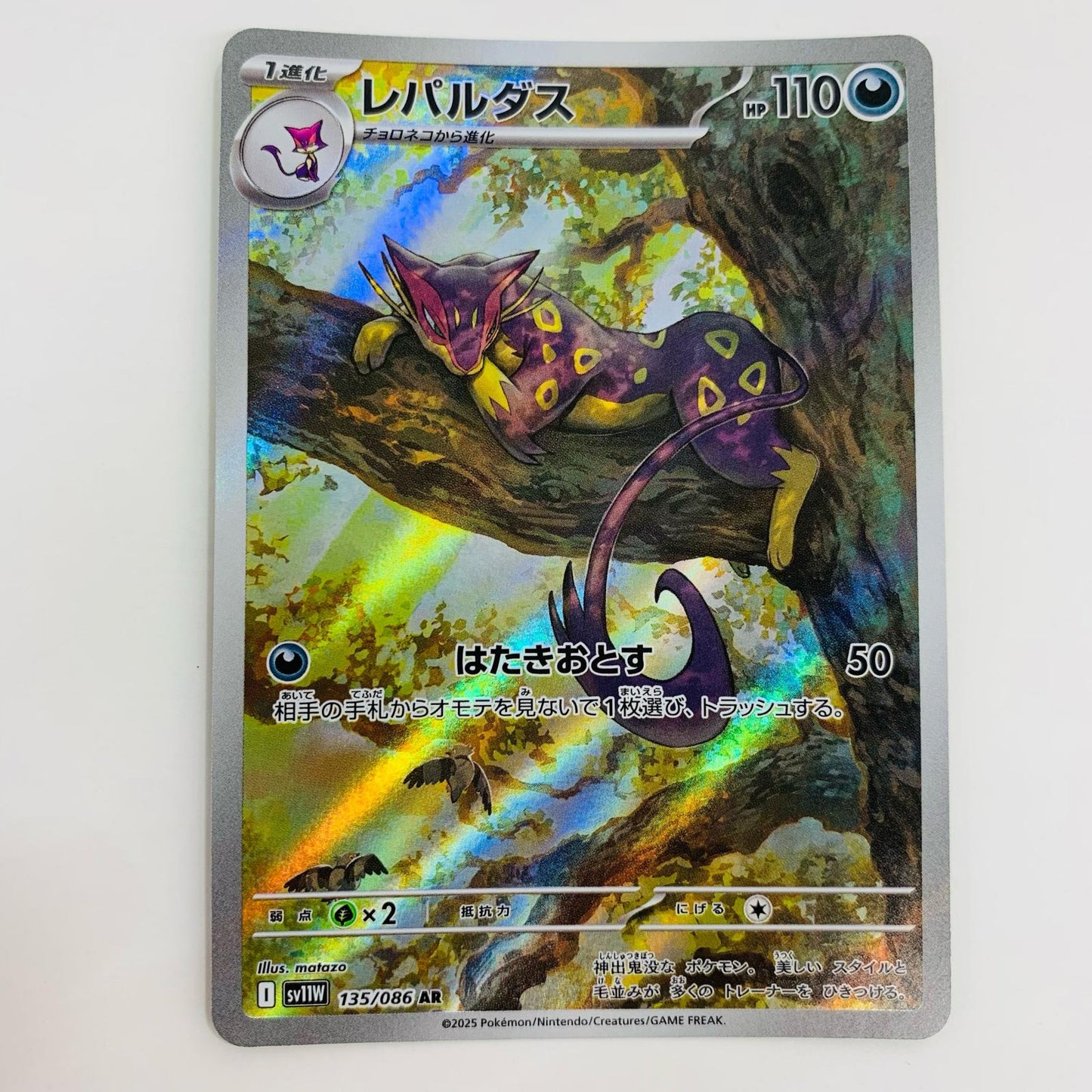 【中古】 レパルダス AR SV11W-135 ポケモンカードゲーム トレーディングカード レパルダス SV11W ホワイトフレア SV11W-135【飾磨店】