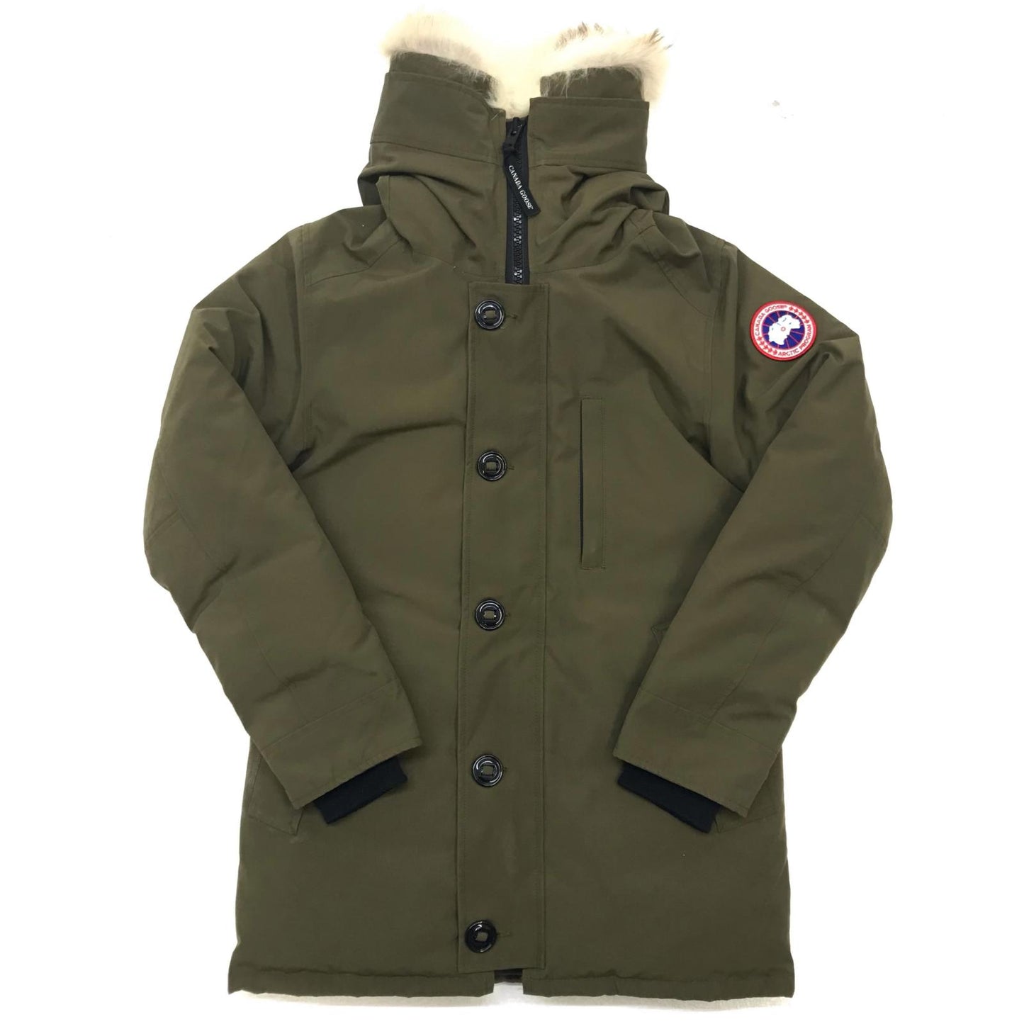 【中古】CANADA GOOSE | カナダグース Jasper Parka Heritage ダウンジャケット 3438JM オリーブ サイズ:S【加古川物流】