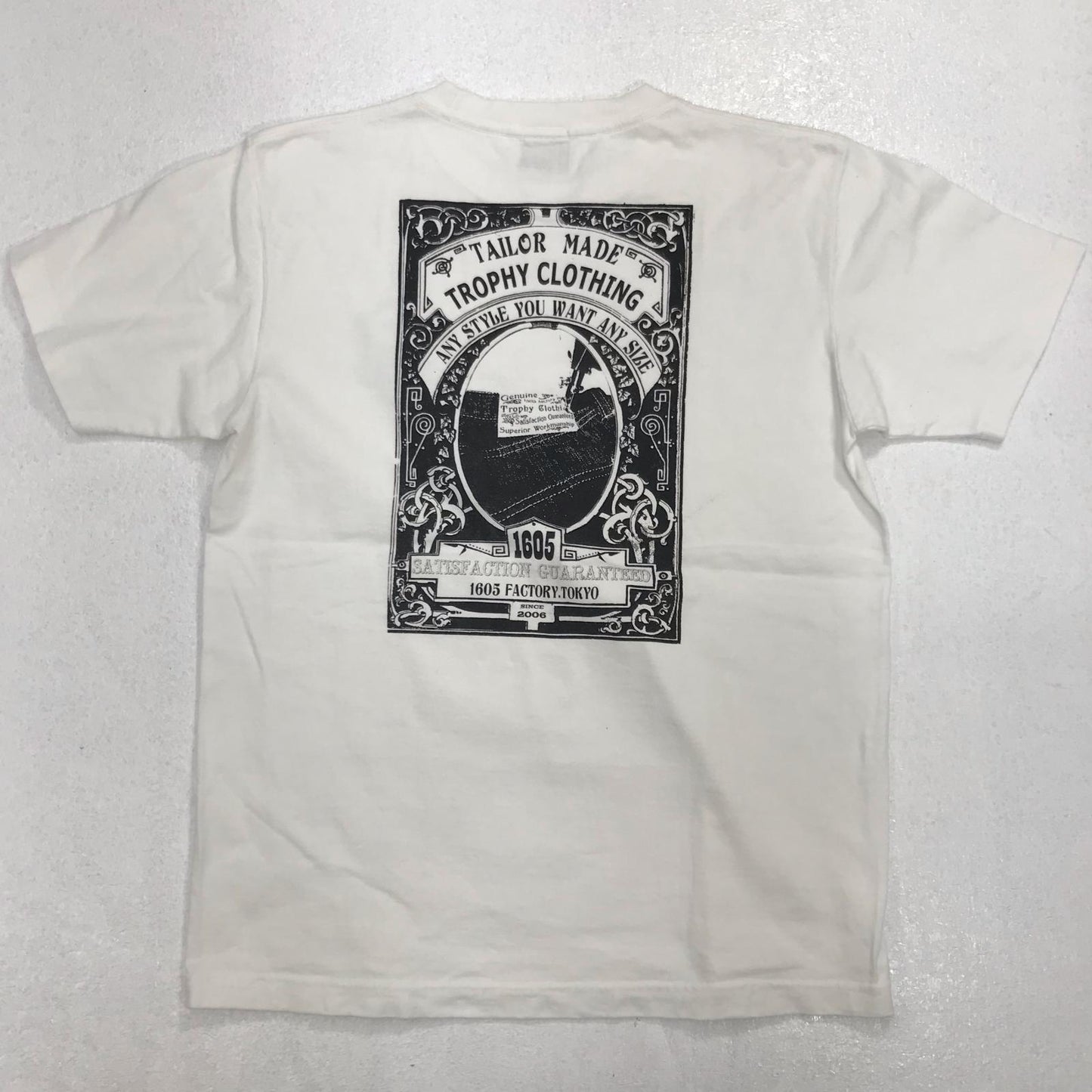 【中古】TROPHY CLOTHING | トロフィークロージング Trophy and Refined EVERY DAY 半袖Tシャツ 10488 ホワイト サイズ:M【加古川物流】