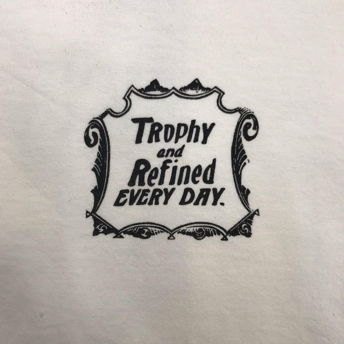 【中古】TROPHY CLOTHING | トロフィークロージング Trophy and Refined EVERY DAY 半袖Tシャツ 10488 ホワイト サイズ:M【加古川物流】