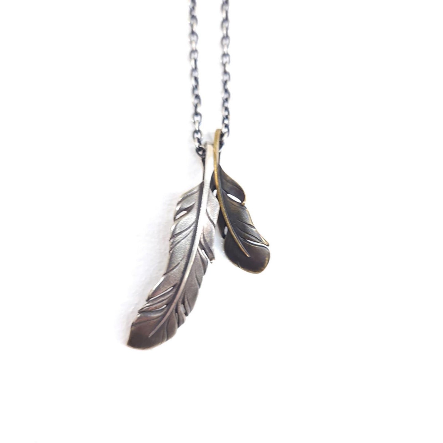 【中古】Sympathy of Soul | シンパシーオブソウル OldFeatherNecklace ネックレス N1204 シルバー【加古川物流】