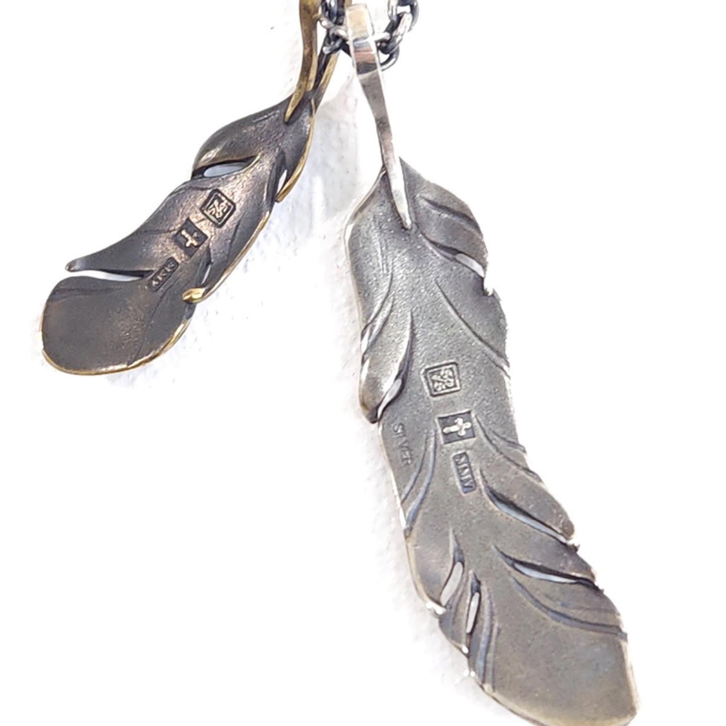 【中古】Sympathy of Soul | シンパシーオブソウル OldFeatherNecklace ネックレス N1204 シルバー【加古川物流】