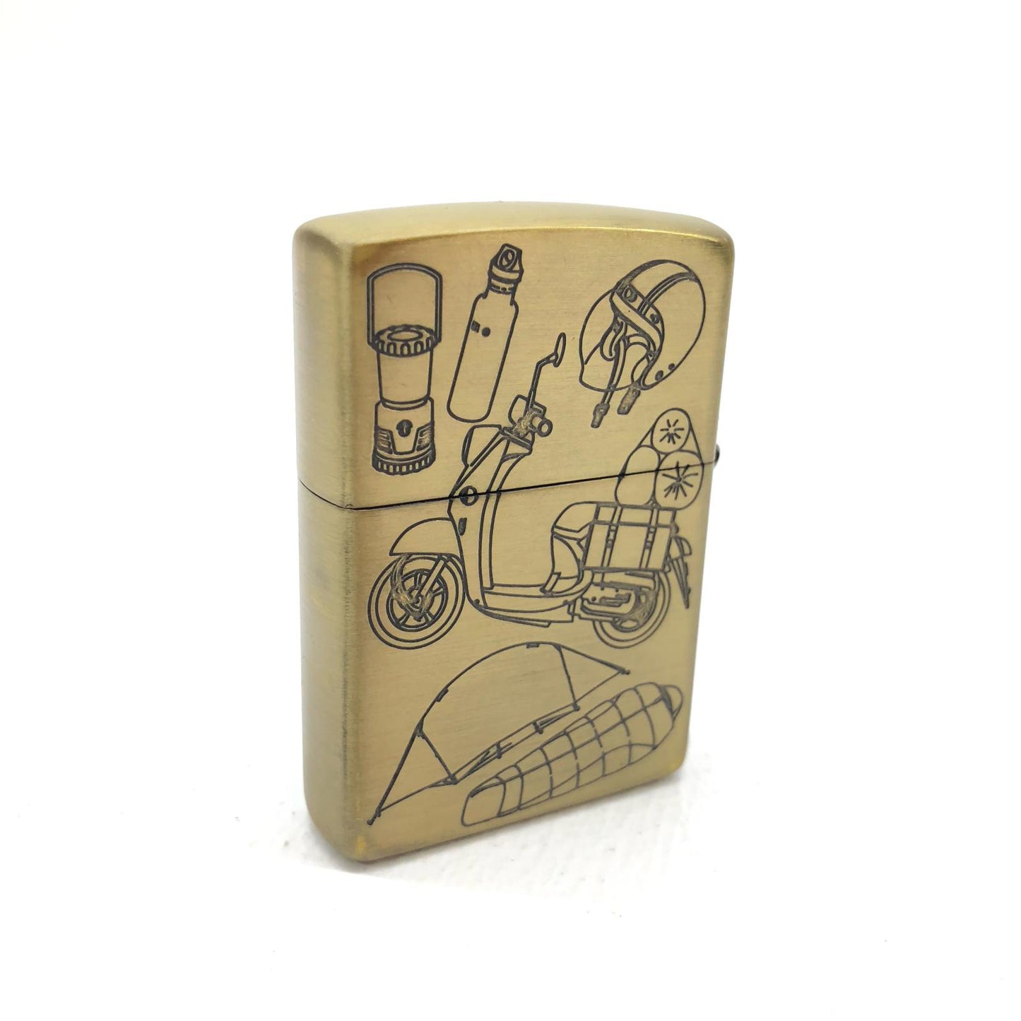【中古】ZIPPO | ジッポ ゆるキャン 志摩リン ライター ゴールド【加古川物流】