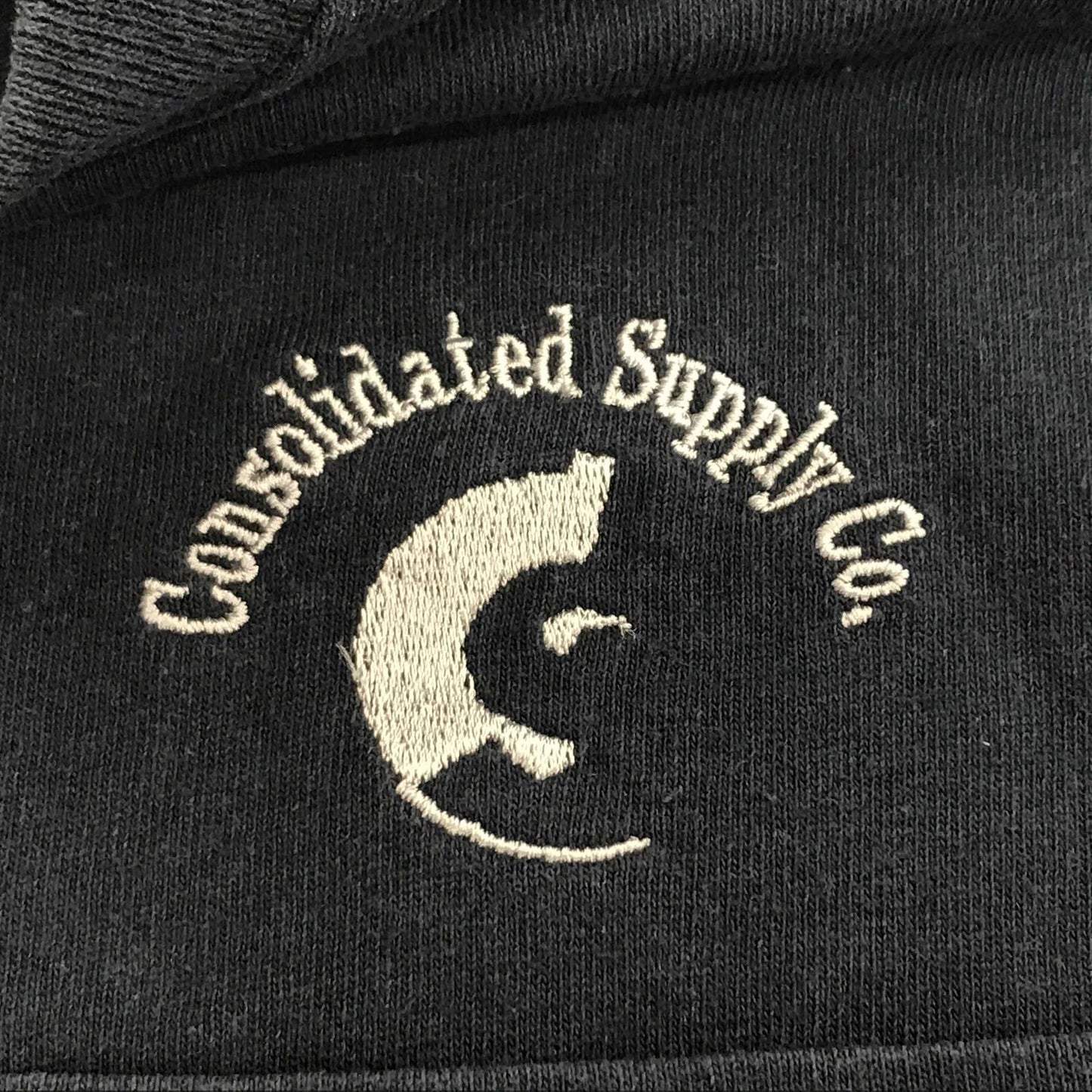 【中古】Carhartt | カーハート 半袖Tシャツ カーハート ORIGINAL FIT ワンポイントロゴ 胸企業刺繍入り ポケットTシャツ ポケT ネイビー L 長袖 ネイビー サイズ:L【加古川物流】