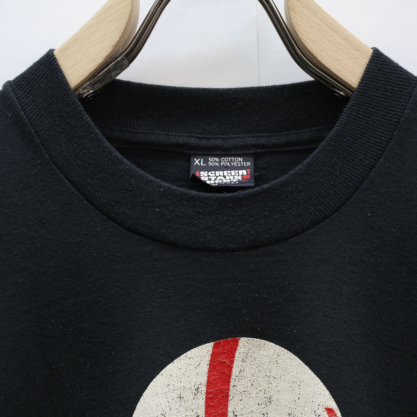 【中古】 半袖Tシャツ スクリーンスターズ USA製 90年代 半袖 Tシャツ BLACKSHIRTS ネブラスカコーンハスカーズ XL ブラック サイズ:XL【加古川物流】