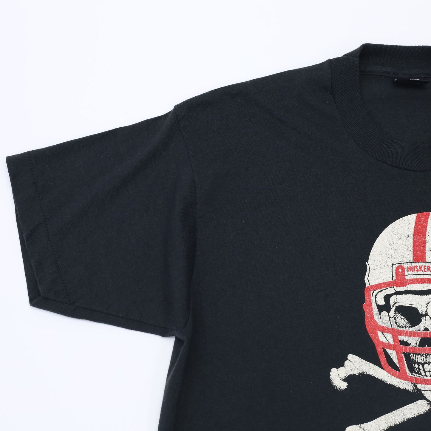 【中古】 半袖Tシャツ スクリーンスターズ USA製 90年代 半袖 Tシャツ BLACKSHIRTS ネブラスカコーンハスカーズ XL ブラック サイズ:XL【加古川物流】
