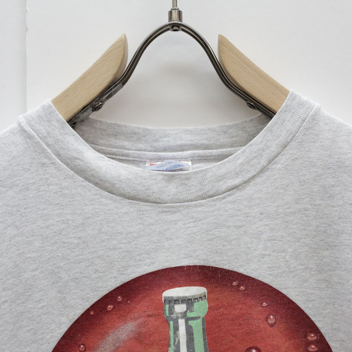 【中古】Hanes | ヘインズ 半袖Tシャツ ヘインズ 00年代 半袖 Tシャツ Coca-Cola コカ・コーラ HEAVYWEIGHT グレー L グレー サイズ:L【加古川物流】