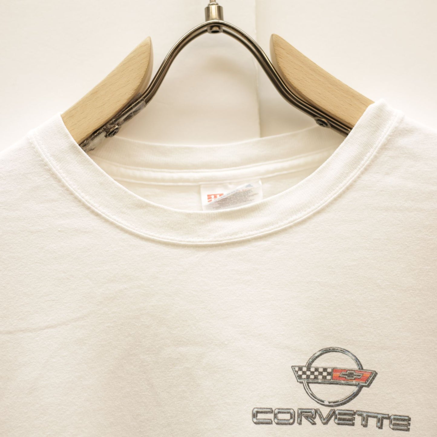 【中古】Hanes | ヘインズ 半袖Tシャツ ヘインズ 90~00年代 半袖 Tシャツ Chevrolet コルベット ホワイト L ホワイト サイズ:L【加古川物流】