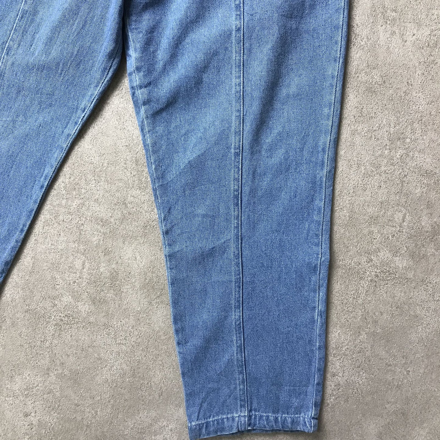 【中古】 パンツ 80~90年代 ANTHOLOGY DENIM ウエストひも付き!デニムイージーリラックステーパードパンツ ブルー【加古川物流】