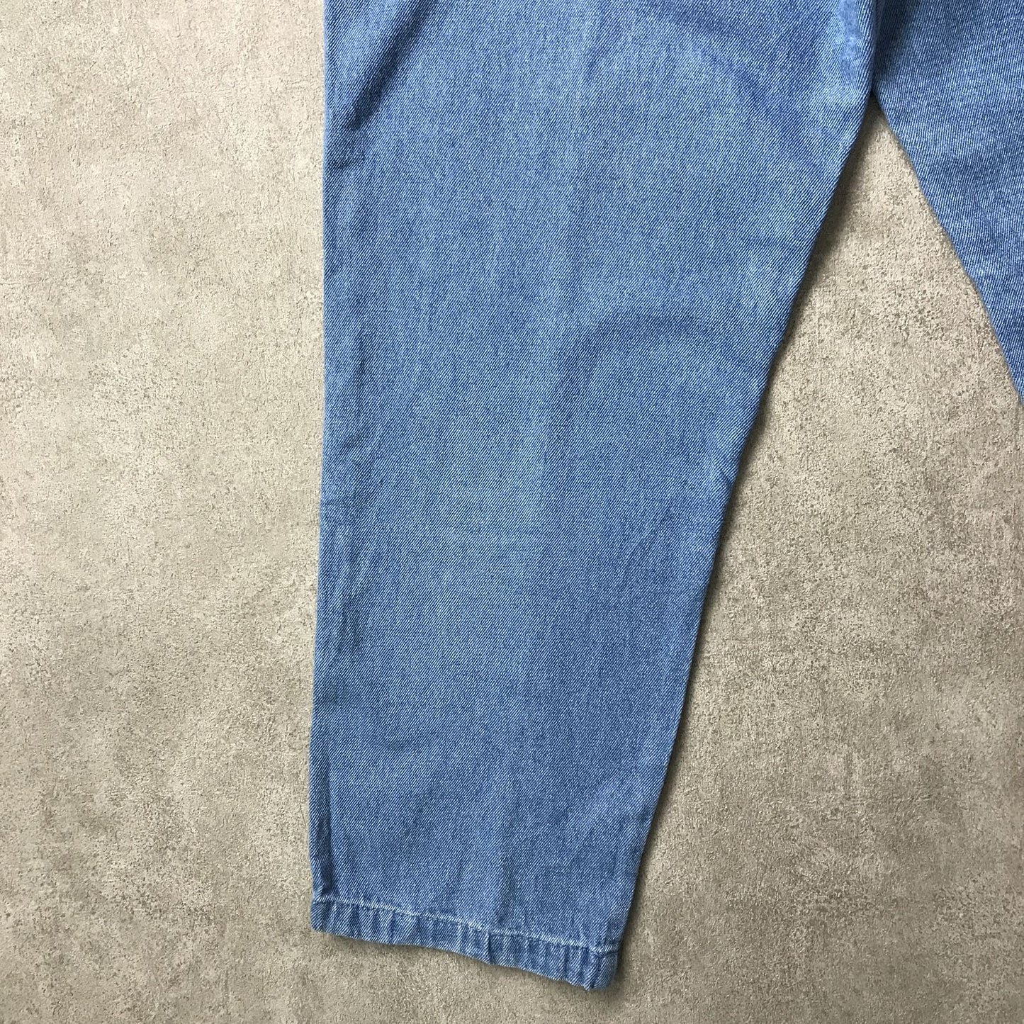 【中古】 パンツ 80~90年代 ANTHOLOGY DENIM ウエストひも付き!デニムイージーリラックステーパードパンツ ブルー【加古川物流】