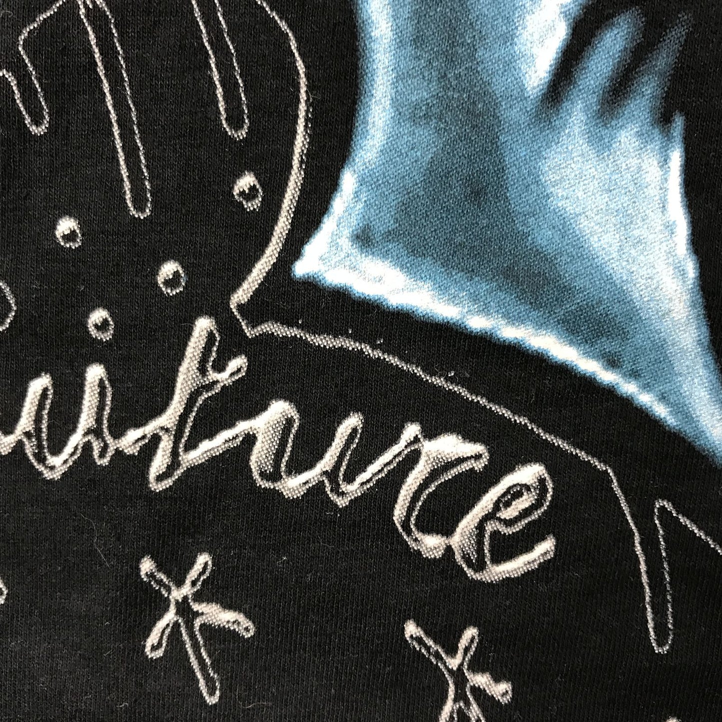 【中古】 半袖Tシャツ L 半袖 Tシャツ プリントTシャツGIVE BACK COUTURE クルーネックT 黒 ブラック FRUITS OF THE ROOM 中古 古着 ブラック サイズ:L【加古川物流】