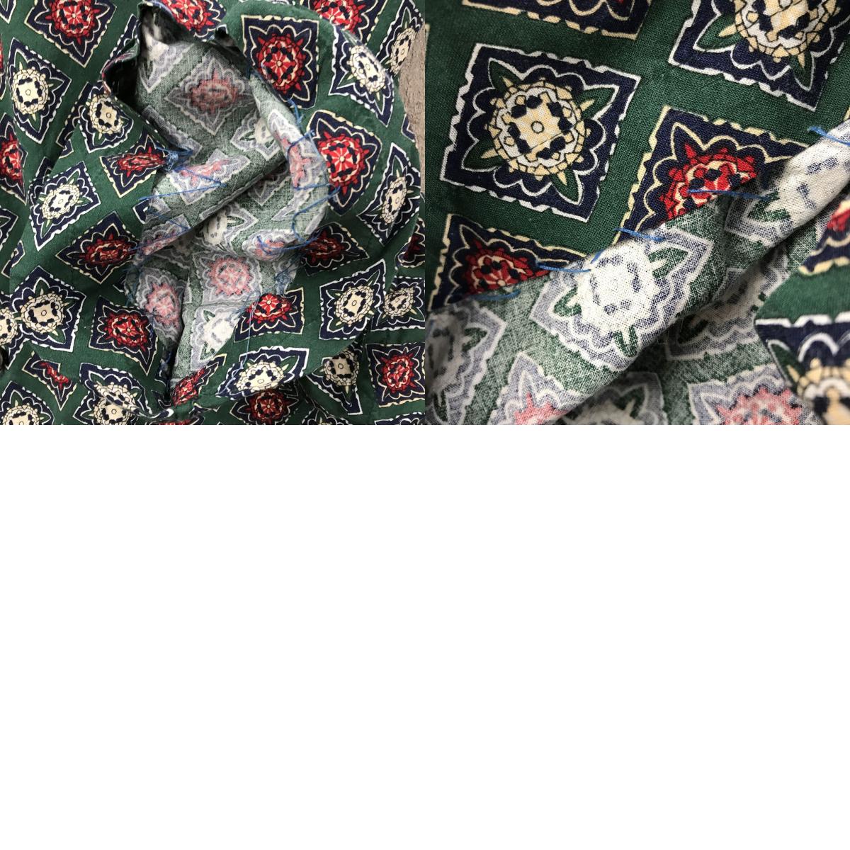【中古】 半袖シャツ XL 90年代 THE ARROW COMPANY 総柄 モノグラム柄 コットンシャツ 半袖 ビンテージ その他 サイズ:XL【加古川物流】