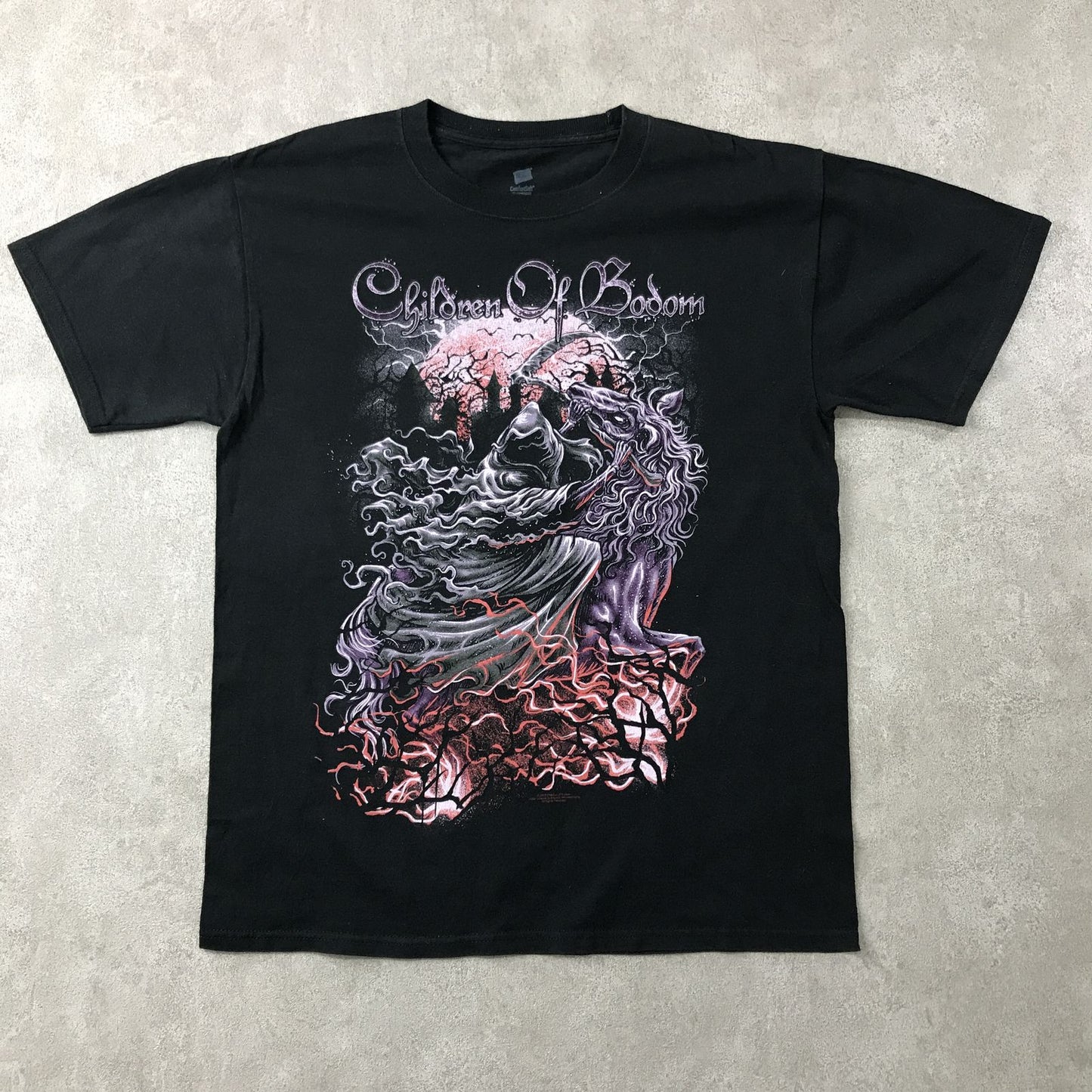 【中古】 半袖Tシャツ L AVENGED SEVENFOLD バンドT HEAVY METAL ブラック ブラック サイズ:L【加古川物流】