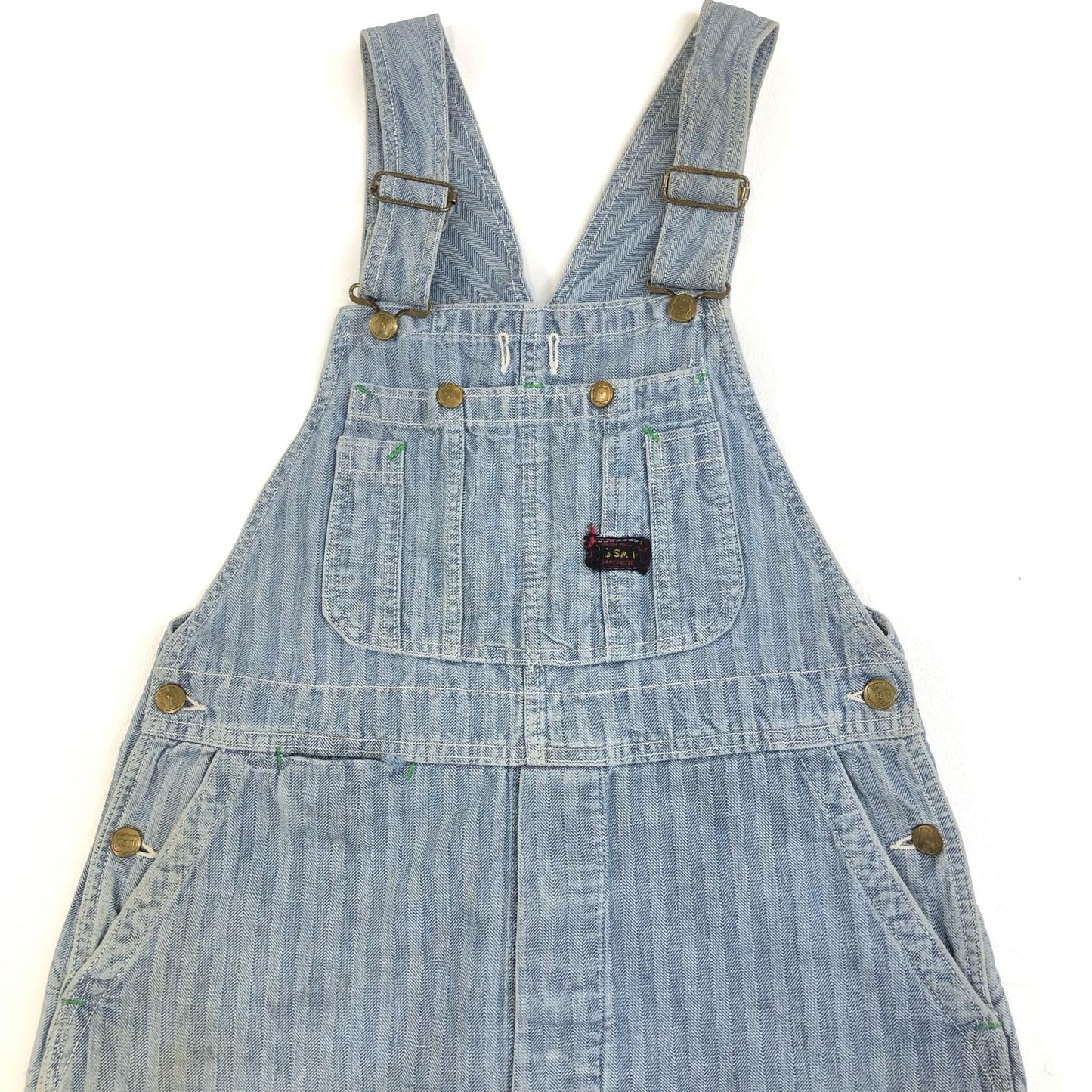 【中古】BIG SMITH | ビッグスミス HB OVERALL オーバーオール インディゴ【加古川物流】