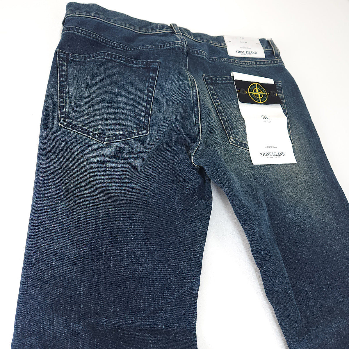 【中古】STONE ISLAND | ストーンアイランド SL デニムパンツ 6915J1BRA インディゴ【加古川物流】