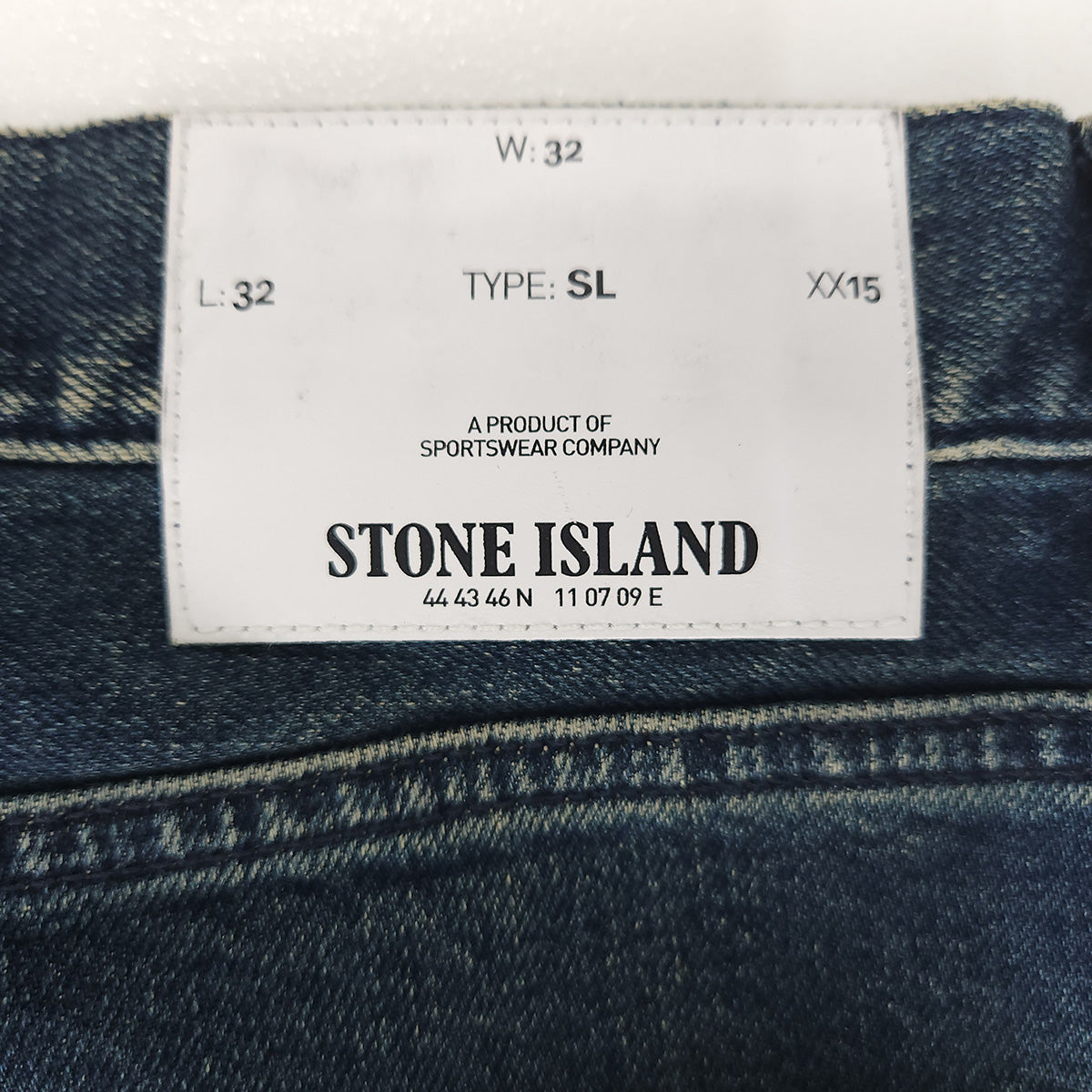 【中古】STONE ISLAND | ストーンアイランド SL デニムパンツ 6915J1BRA インディゴ【加古川物流】