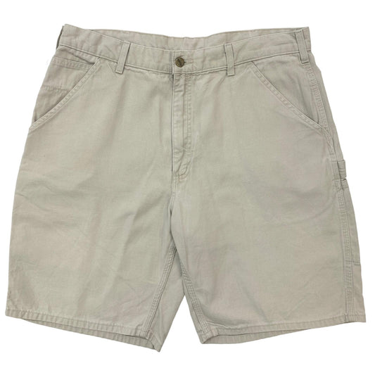 【中古】Carhartt | カーハート ワーク  ショートパンツ ナチュラル サイズ:38【加古川物流】