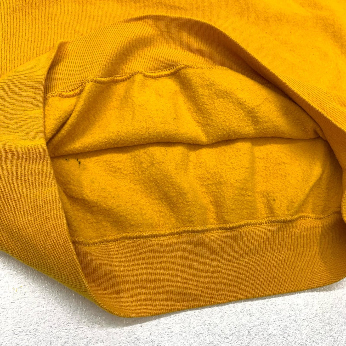 【中古】 TREND BASICS ラグランスリーブスウェット 半袖 スウェット イエロー サイズ:L【加古川物流】
